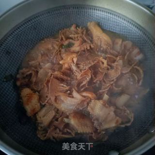 鸡翅花肉烧笋干的做法步骤：18