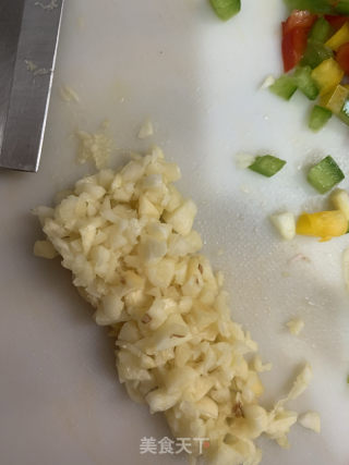 培根彩椒扒玉豆的做法步骤：8