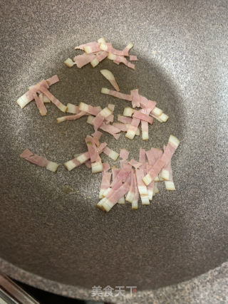 培根彩椒扒玉豆的做法步骤：9