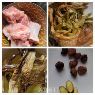 霸王花排骨汤的做法步骤：1