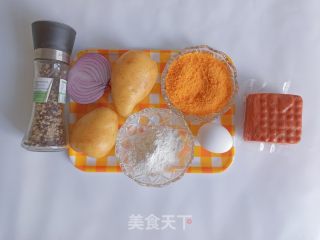 可乐饼的做法步骤：1
