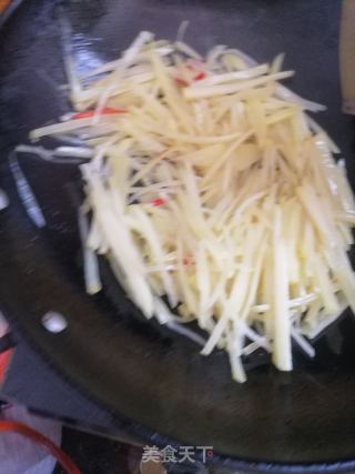 炒土豆丝的做法步骤：4
