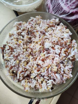 大虾肉末炒饭的做法步骤：6