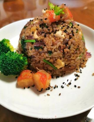大虾肉末炒饭的做法步骤：13