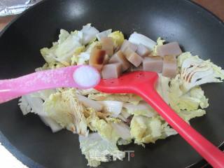 魔芋块烧大娃娃菜的做法步骤：9