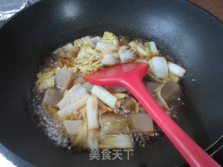 魔芋块烧大娃娃菜的做法步骤：11