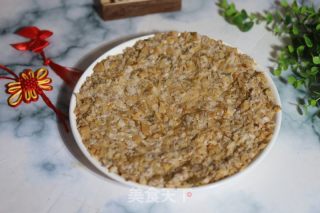 清蒸肉末头菜的做法步骤：6