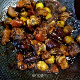 板栗烧鸡腿的做法步骤：21