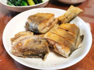香煎马友鱼的做法步骤：6