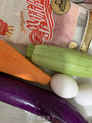 蔬菜烘蛋的做法步骤：1