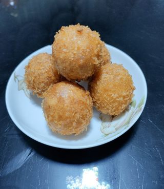 南瓜丸子的做法步骤：5