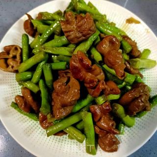卤肥肠炖豆角的做法步骤：15