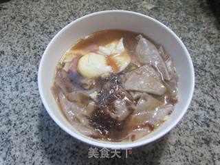 紫菜鸡蛋荞麦片儿汤的做法步骤：10