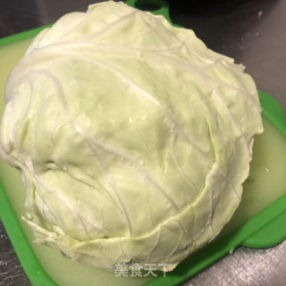 凉拌圆白菜的做法步骤：1