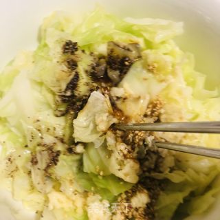 凉拌圆白菜的做法步骤：7