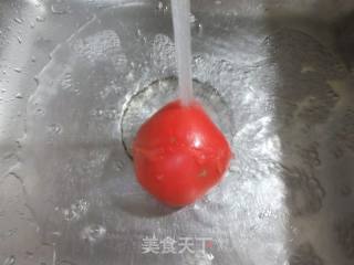 番茄鸡蛋炒魔芋结的做法步骤：3