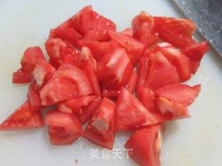 番茄鸡蛋炒魔芋结的做法步骤：4