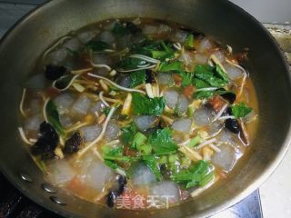 粉汤饺子的做法步骤：2