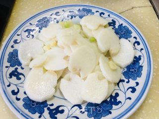 清炒山药的做法步骤：8