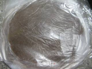 绿豆芽青菜拌荞麦饼皮的做法步骤：1