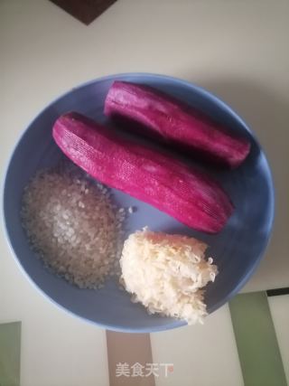 紫薯米糊的做法步骤：1