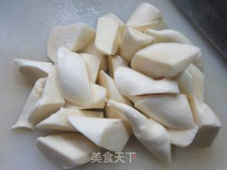 魔芋块烧茭白的做法步骤：3