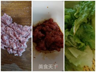 生菜瘦肉粥的做法步骤：2