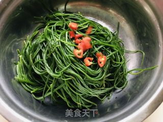 凉拌沙葱的做法步骤：4