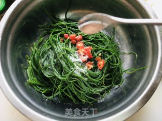 凉拌沙葱的做法步骤：6