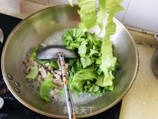 芥兰肉片汤的做法步骤：8