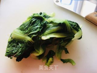 油渣炒小白菜的做法步骤：5