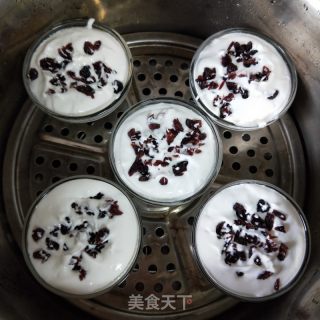 蔓越莓米发糕的做法步骤：7