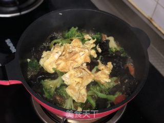 西兰花番茄炒蛋的做法步骤：5