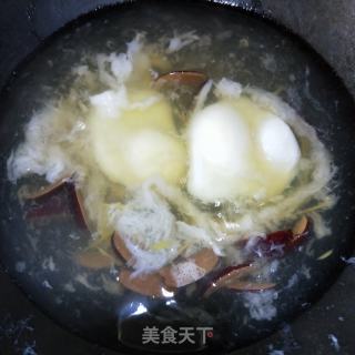 姜枣荷包蛋汤的做法步骤：5