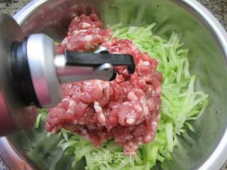 佛手瓜肉馅荞麦饺子的做法步骤：8