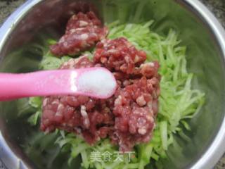 佛手瓜肉馅荞麦饺子的做法步骤：10