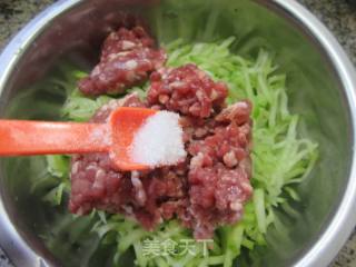 佛手瓜肉馅荞麦饺子的做法步骤：11