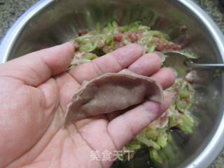 佛手瓜肉馅荞麦饺子的做法步骤：14