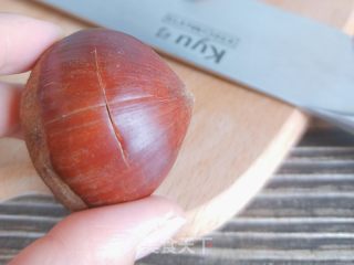 超简单的蜂蜜烤栗子的做法步骤：2