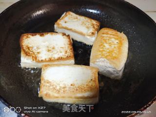 白菜豆腐烧肉末的做法步骤：4
