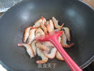 野山笋炒大头虾的做法步骤：5