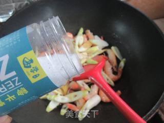 野山笋炒大头虾的做法步骤：8