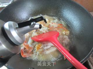 梭子蟹煮魔芋结的做法步骤：9