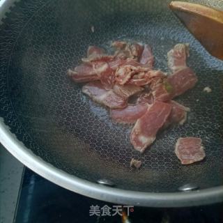 肉片炒白芹菜的做法步骤：6