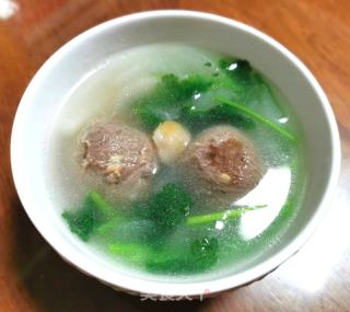 瑶柱萝卜牛肉丸汤的做法步骤：6