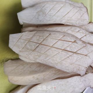 杏鲍菇煎鸡排的做法步骤：2