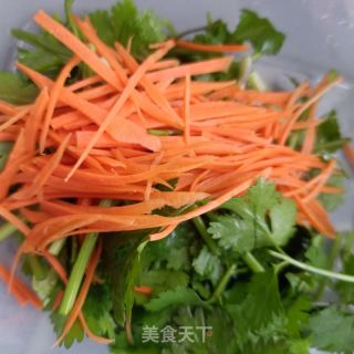 鸡胸肉拌香菜的做法步骤：3