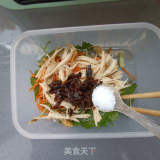 鸡胸肉拌香菜的做法步骤：8