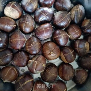 蜂蜜蒸板栗的做法步骤：4