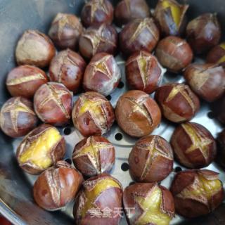 蜂蜜蒸板栗的做法步骤：6